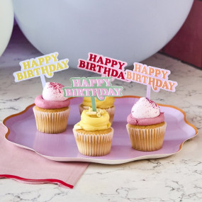 Toppers 'Happy Birthday'